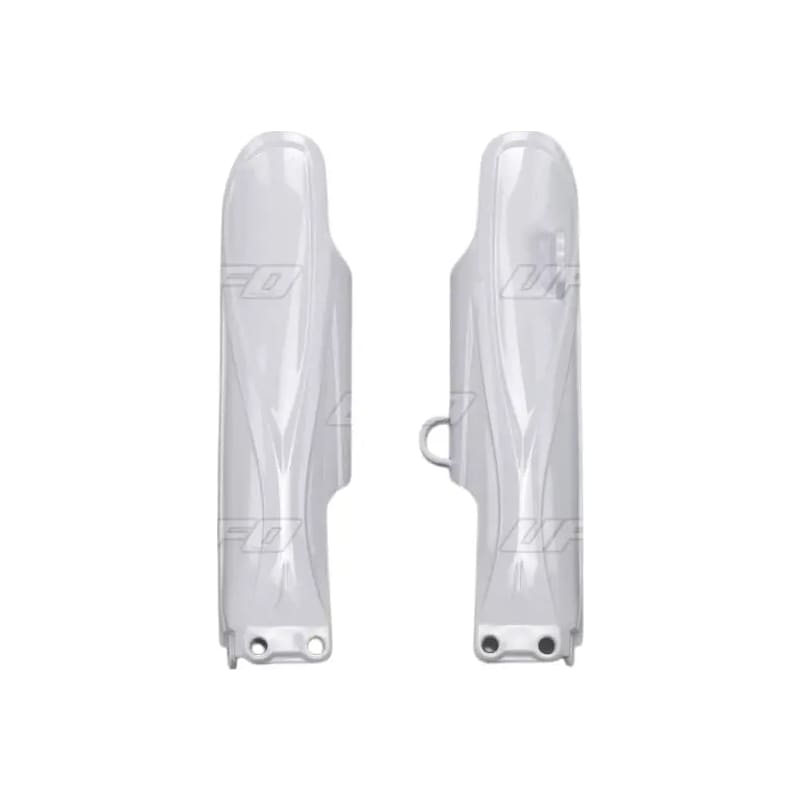 Osłony amortyzatora przód UFO Yamaha YZ 85 19-20 białe