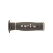 Manetki kierownicy Domino A240 Trial czarny szary 22mm 126/129mm zamknięte