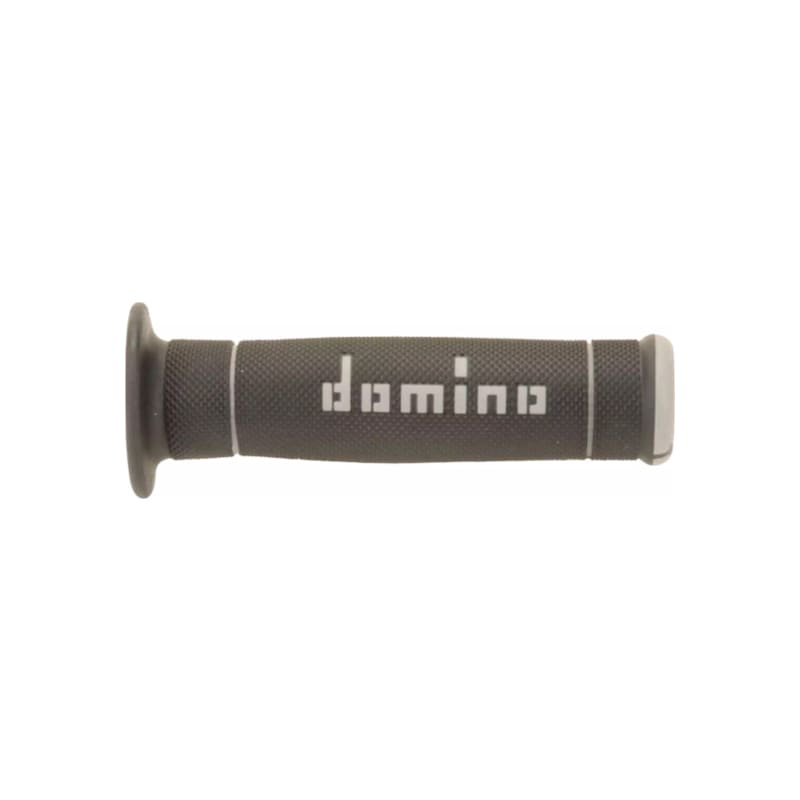 Manetki kierownicy Domino A240 Trial czarny szary 22mm 126/129mm zamknięte
