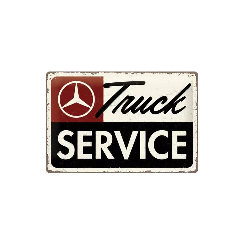 Plakat blaszany 20x30cm Daimler Truck Service Mercedes