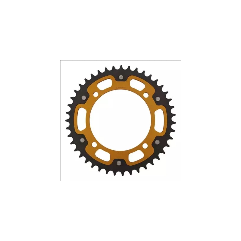 Zębatka tył duraluminiowa Supersprox Stealth RST-857:45 45z rozmiar 520 złoty (JTR857.45)