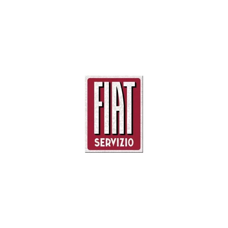 Magnes na lodówkę 6x8cm Fiat Servizio