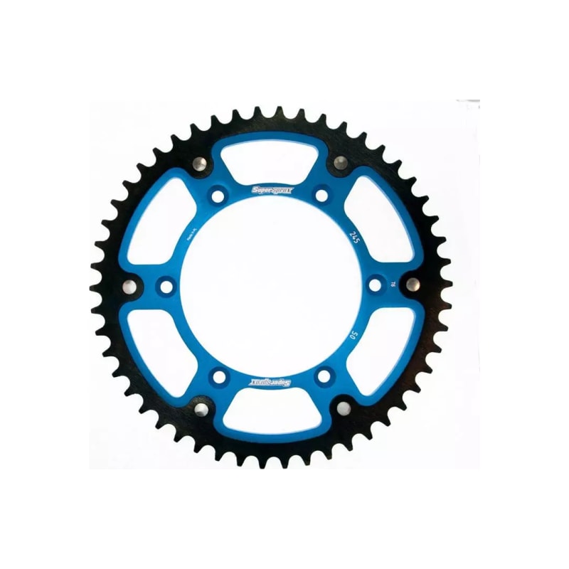 Zębatka tył duraluminiowa Supersprox Stealth RST-245:50 50z rozmiar 520 niebieski (JTR251.50)