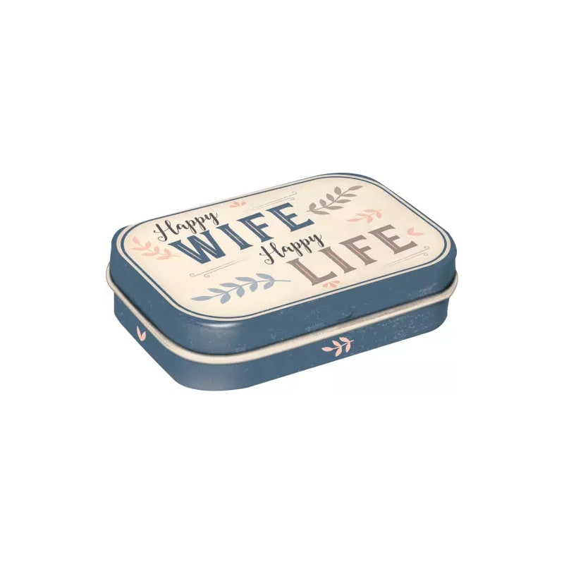 Pudełko miętówek Mintbox Happy Wife Happy Life