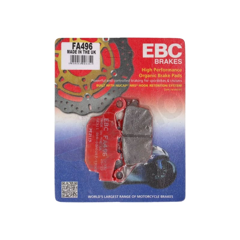 Klocki hamulcowe EBC FA 496 (2 szt.)