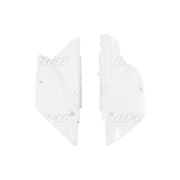 Komplet plastikowych osłon bocznych tylnych UFO Kawasaki KLX 110 10-20 białe