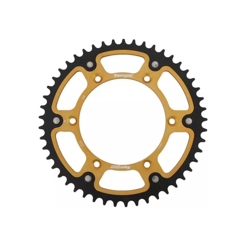 Zębatka tył duraluminiowa Supersprox Stealth RST-245:49 49z rozmiar 520 złoty (JTR251.49)