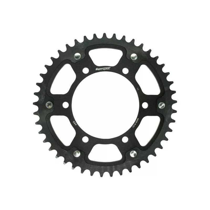 Zębatka tył duraluminiowa Supersprox Stealth RST-486:47 47z rozmiar 520 czarny