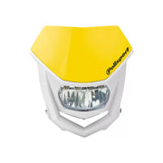 Lampa owiewka przód Polisport LED biało-żółta