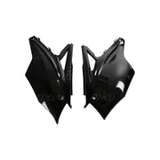 Komplet plastikowych osłon bocznych tylnych UFO Kawasaki KXF 450 16-17 czarne