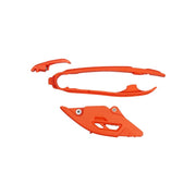 Zestaw ślizg i prowadnica UFO KTM SX-F 250 350 450 SX 125 250 300 2023 pomarańczowy