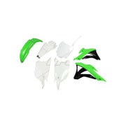 Komplet plastików UFO Kawasaki KX85 zielony czarny biały