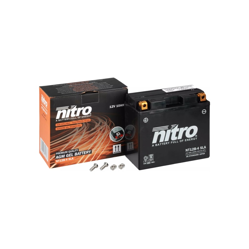 Akumulator żelowy Nitro NT12B-4 YT12B-4 SLA AGM GEL 12V 10 Ah