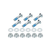 Zestaw śrub zębatki tylnej z nakrętkami HLP M8x32mm 6 szt.