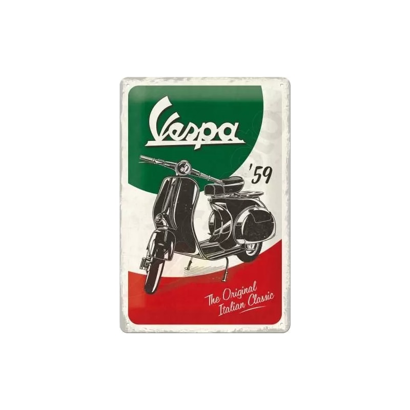 Plakat blaszany 20x30cm Vespa Classic