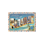 Pocztówka blaszana 14x10cm Pan Am Paradise
