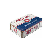 Puszka blaszana płaska First Aid Blue-Eme