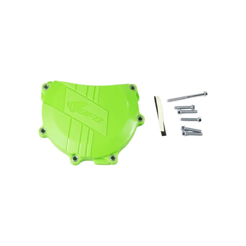 Osłona pokrywy sprzęgła UFO Kawasaki KXF 450 06-15 zielony