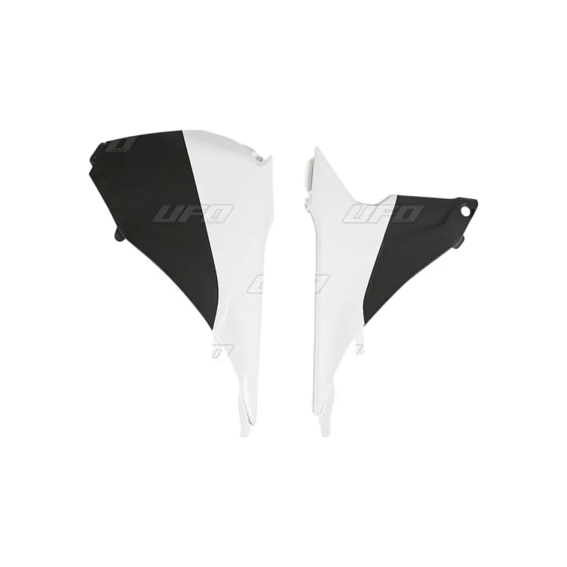Osłony airboxa puszki filtra powietrza UFO KTM SX 13-16 SXF 13-15 biały czarny