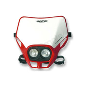 Lampa owiewka przód UFO Firefly Twins czerwony
