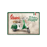 Pocztówka blaszana 14x10cm Vespa Italian