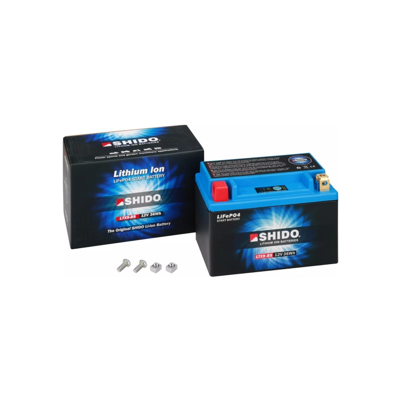 Akumulator litowo-jonowy Shido LTX9-BS YTX9-BS Li-Ion 12V 3Ah