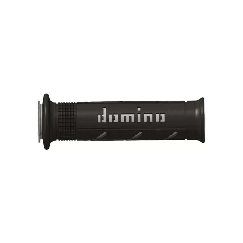 Manetki kierownicy Domino A250 Road czarny szary 22mm 125mm otwarte
