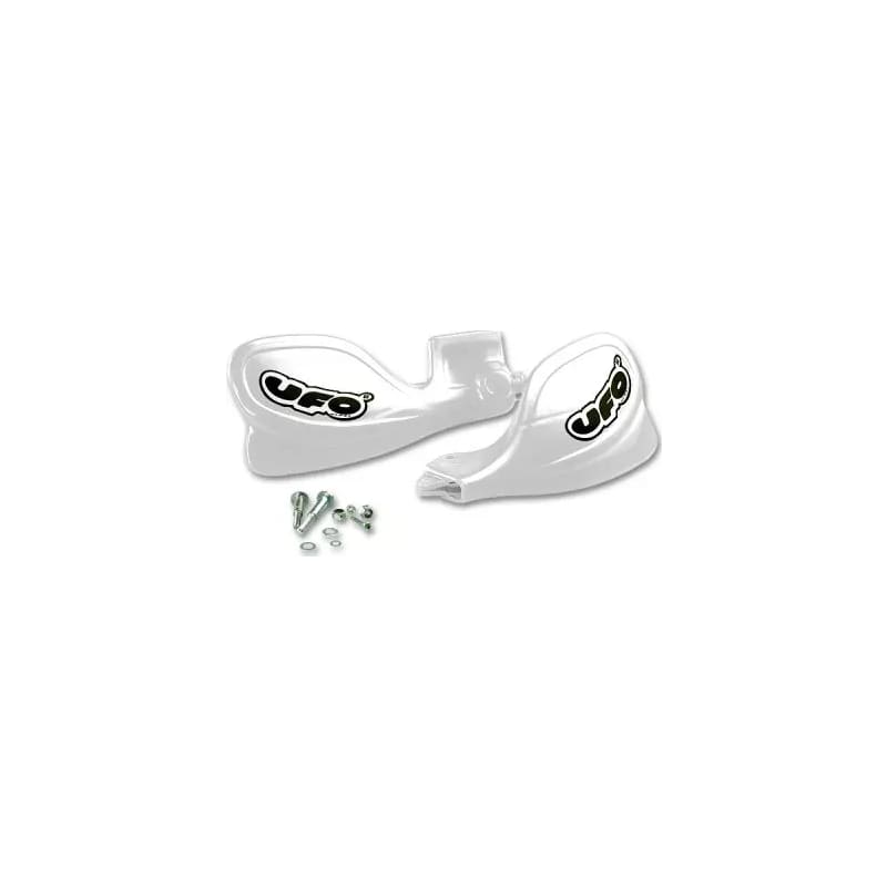 Osłony rąk handbary UFO Honda CR 125 250 500 97-03 białe