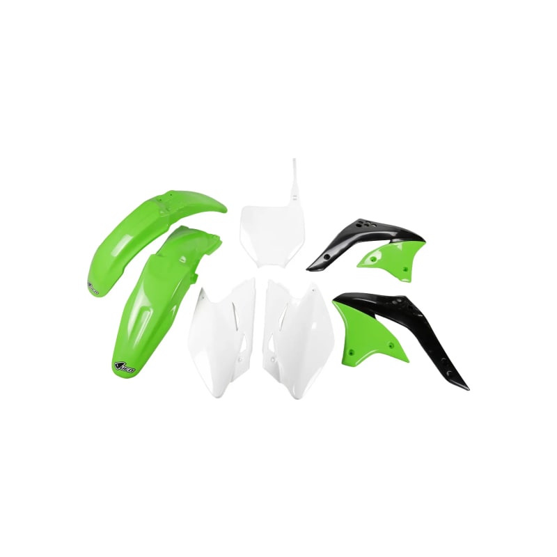 Komplet plastików UFO Kawasaki KXF 450 06 zielony biały