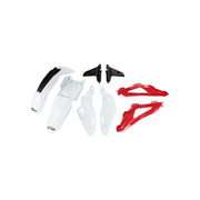 Komplet plastików UFO Husqvarna TC 250 300 450 09-13 biały czerwony czarny
