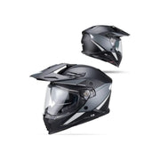 Kask motocyklowy enduro UFO Cosmos Dual Tourer czarny/szary L