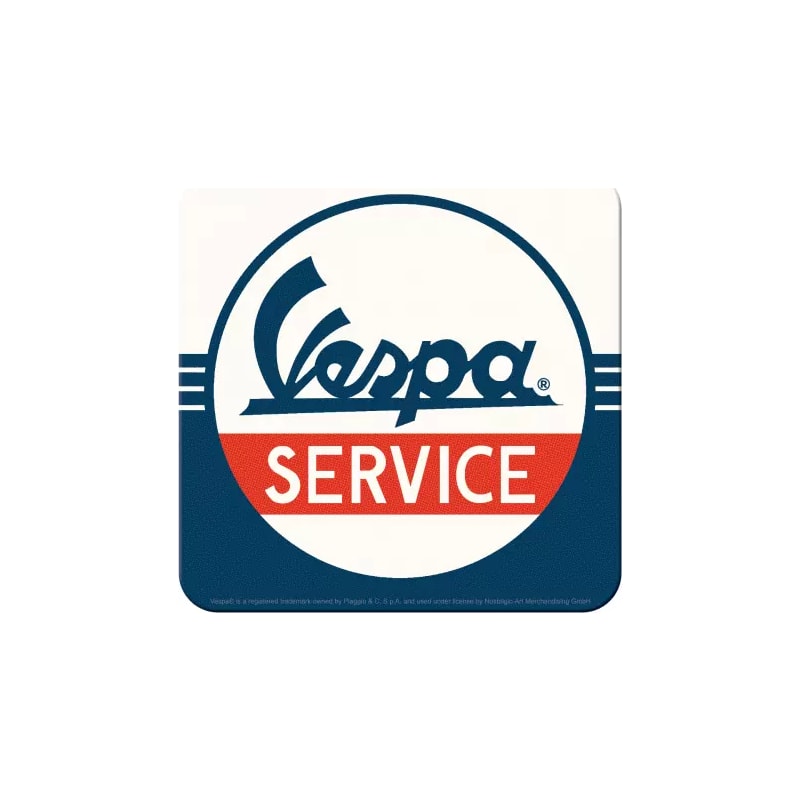 Podstawka pod szklankę korkowo-metalowa Vespa-Service