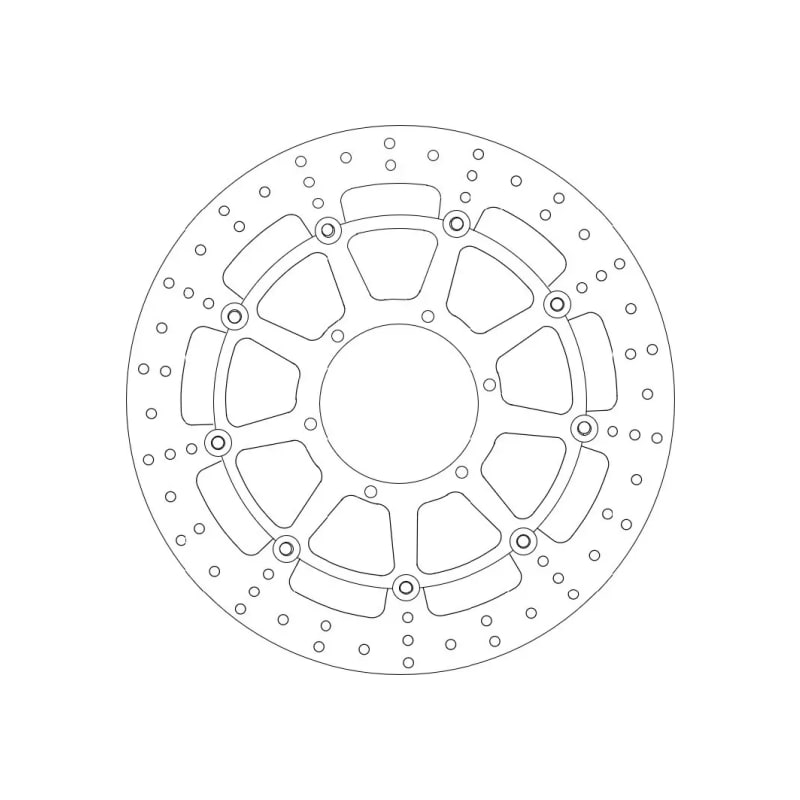 Tarcza hamulcowa przód pływająca Ferodo FMD0130RX 330/94x5mm 6x110mm