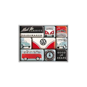 Magnesy na lodówkę zestaw 9szt. VW Meet classics
