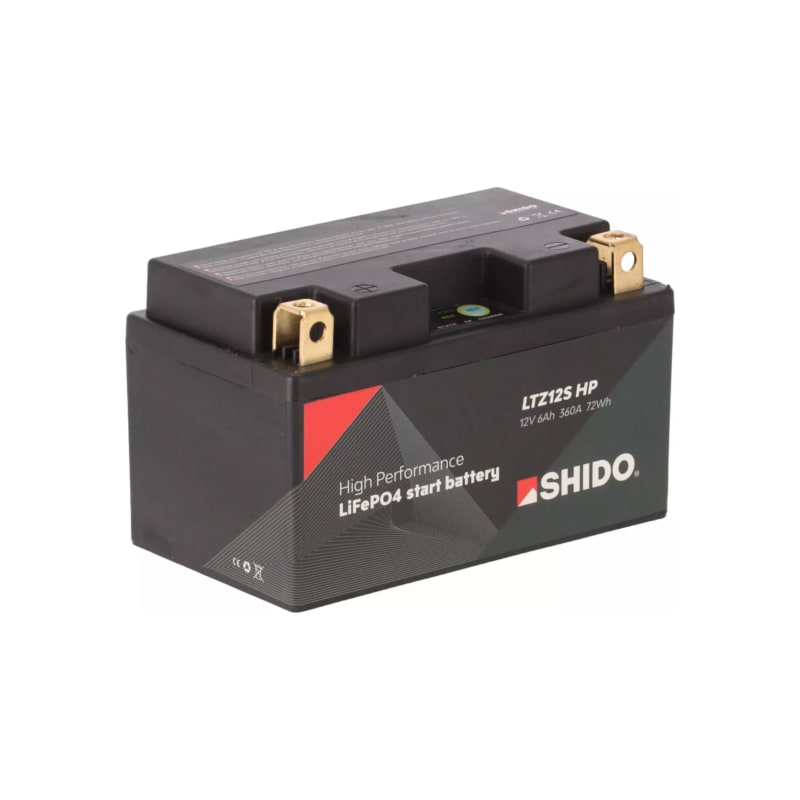 Akumulator litowo-jonowy Shido HP LTZ12S YTZ12S Li-Ion 12V 6Ah
