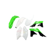 Komplet plastików UFO Kawasaki KXF 250 zielony czarny biały