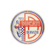 Tablica - plakat okrągły 35cm Ducati Moto