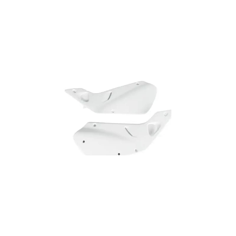 Komplet plastikowych osłon bocznych tylnych UFO Honda CR 125 98-99 CR 250 97-99 białe