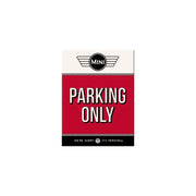 Magnes na lodówkę 6x8cm Mini-Parking Only Red