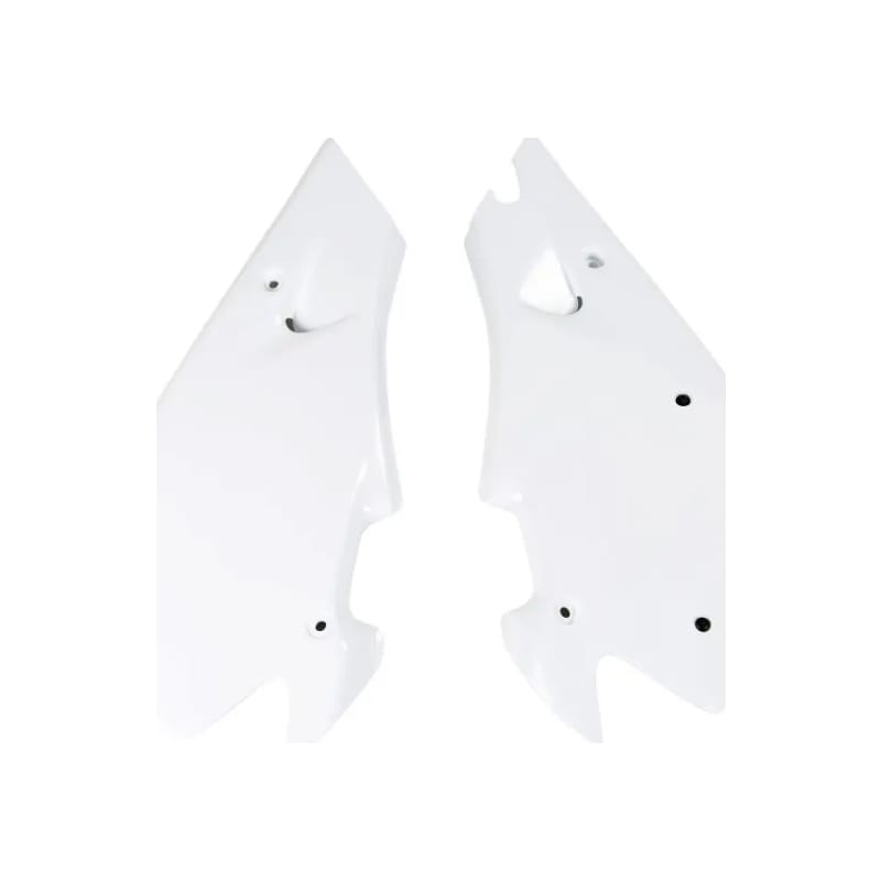 Komplet plastikowych osłon bocznych tylnych UFO Husqvarna CR 125 250 360 00-03 biały