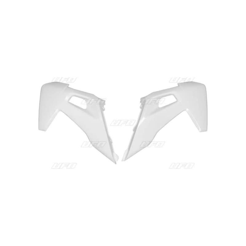 Osłony chłodnicy UFO Husqvarna TC 125 250 19 FC 250 350 450 19 białe