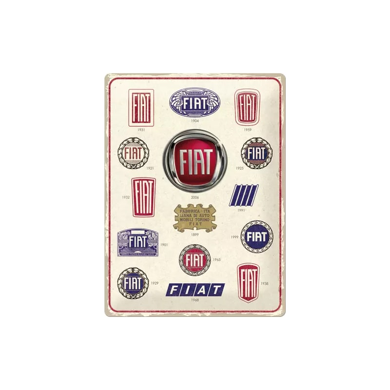 Plakat blaszany 30x40cm Fiat Evolution