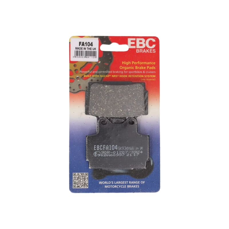 Klocki hamulcowe EBC FA 104 (2 szt.)