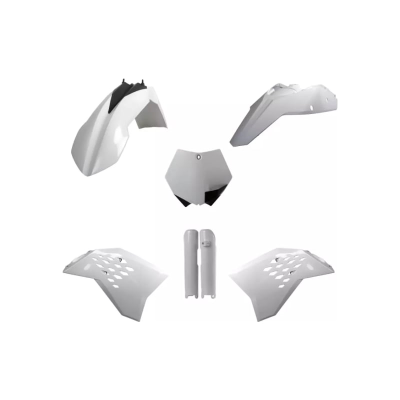 Zestaw plastików Polisport biały KTM
