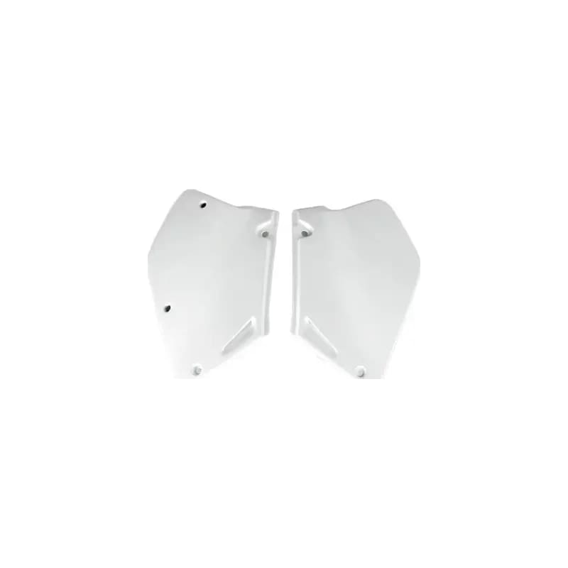 Komplet plastikowych osłon bocznych tylnych UFO Honda CR 125 95-97 CR 250 95-96 białe
