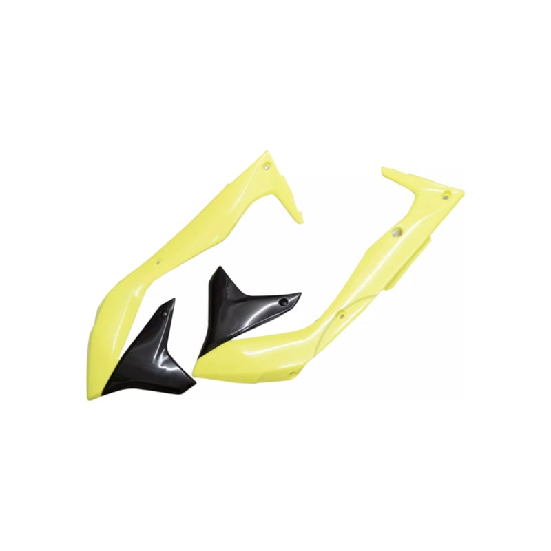 Osłony chłodnicy Polisport Kawasaki KX 450 żółty fluorescencyjny