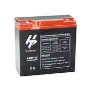 Akumulator żelowy 12V 20Ah 6-DZM-20 HLP Skuter elektryczny