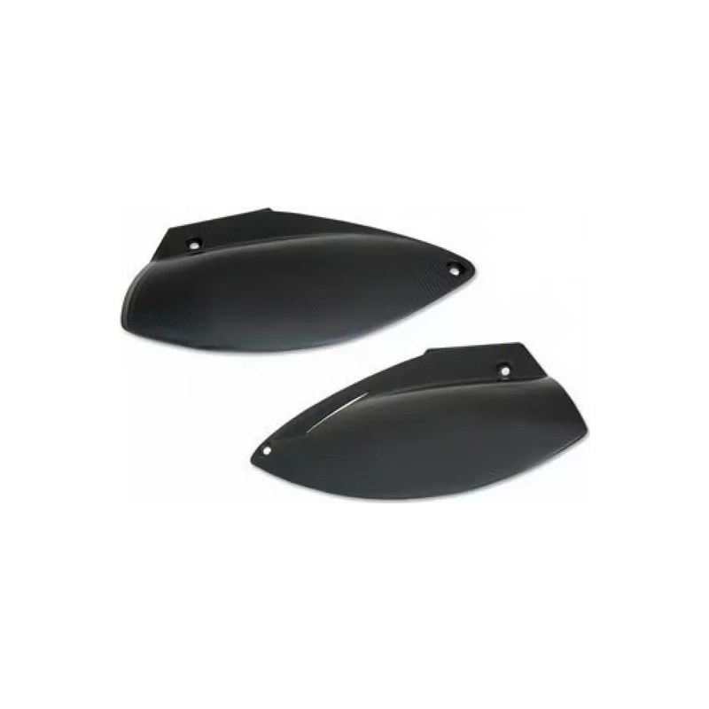 Komplet plastikowych osłon bocznych tylnych UFO KTM 640 LC 4 SM SMC 04-07 czarne