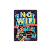 Plakat blaszany 15x20cm No WiFi