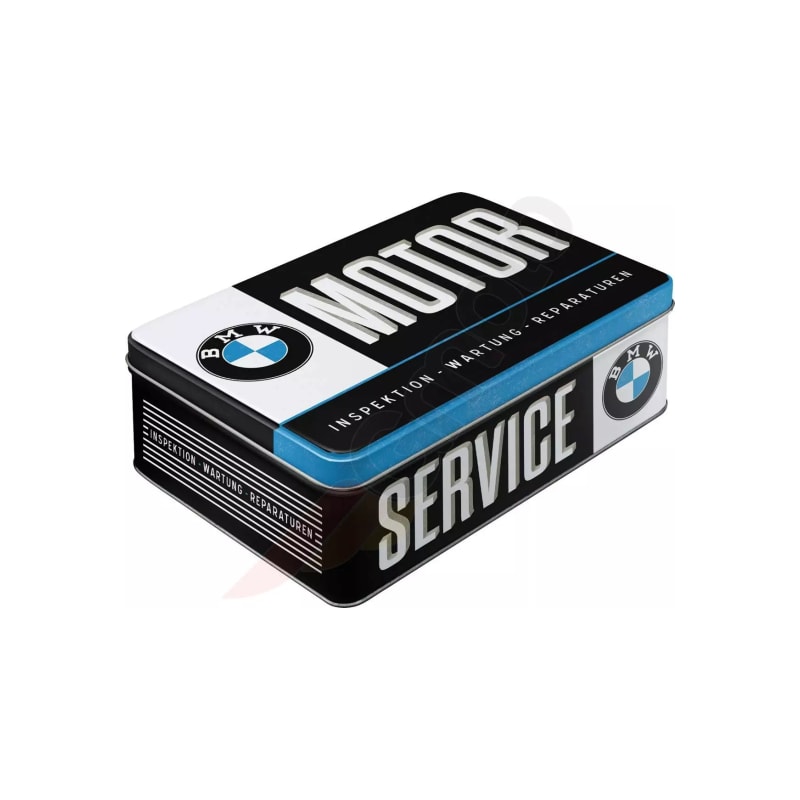 Puszka blaszana płaska BMW Service